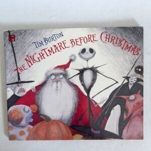 1994 TIM BURTON ILLUSTRATED NIGHTMARE BEFORE CHRISTMAS 1ST ED. SOFTCOVER BOOK